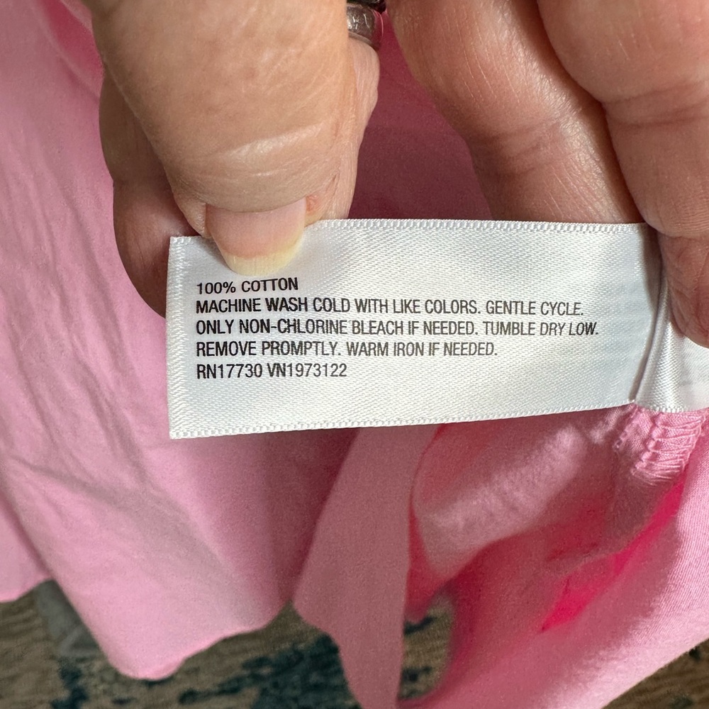 Great maxi dress in pink!  Size L. Never worn. NWT. - Picture 10 of 10